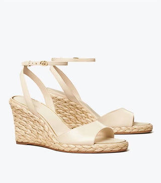 Tory Burch - Women Raffia Sandal Wedge