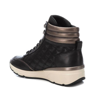 Xti - Women's Carmela Collection Leather Sneaker Booties
