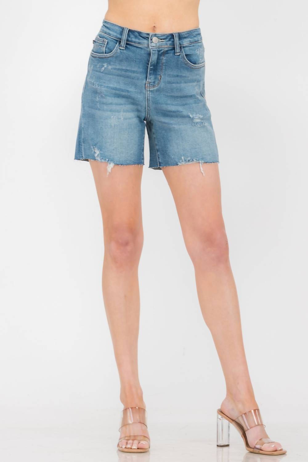 Judy Blue - Just Chillin’ Cutoff Shorts