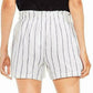 Vince Camuto - Smocked Pinstripe Pull-On Shorts