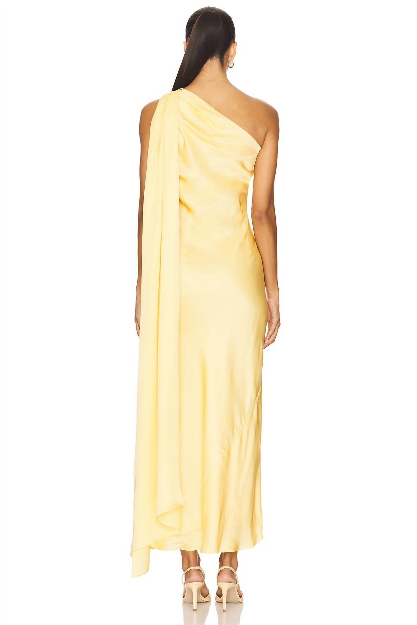 Alejandra Alonso Rojas - Shoulder Dress With Cape