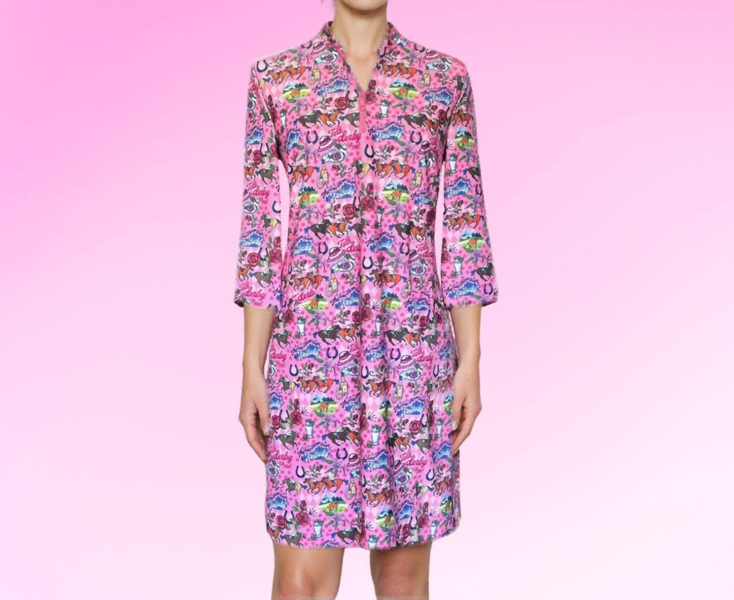 Katherine Way - Doral 3/4 Sleeve Polo Dress