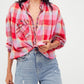 Free People - Emily Plaid Button-down Top