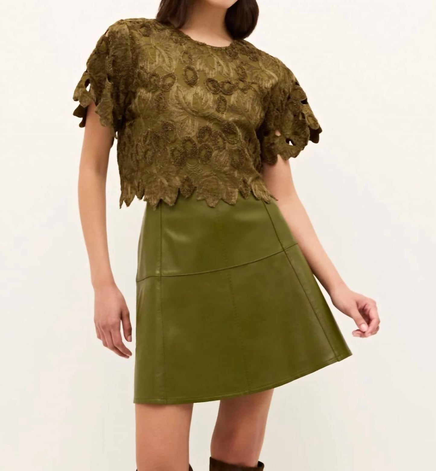 Marie Oliver - Peplumi Textured Top