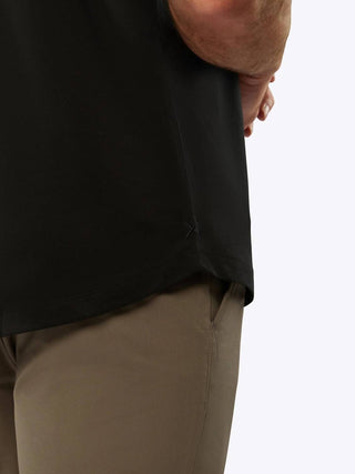 Cuts - Curve-hem short sleeve Tee