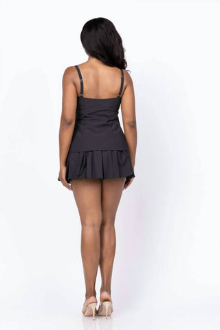 Amanda Uprichard - Wesley Skort Romper Dress