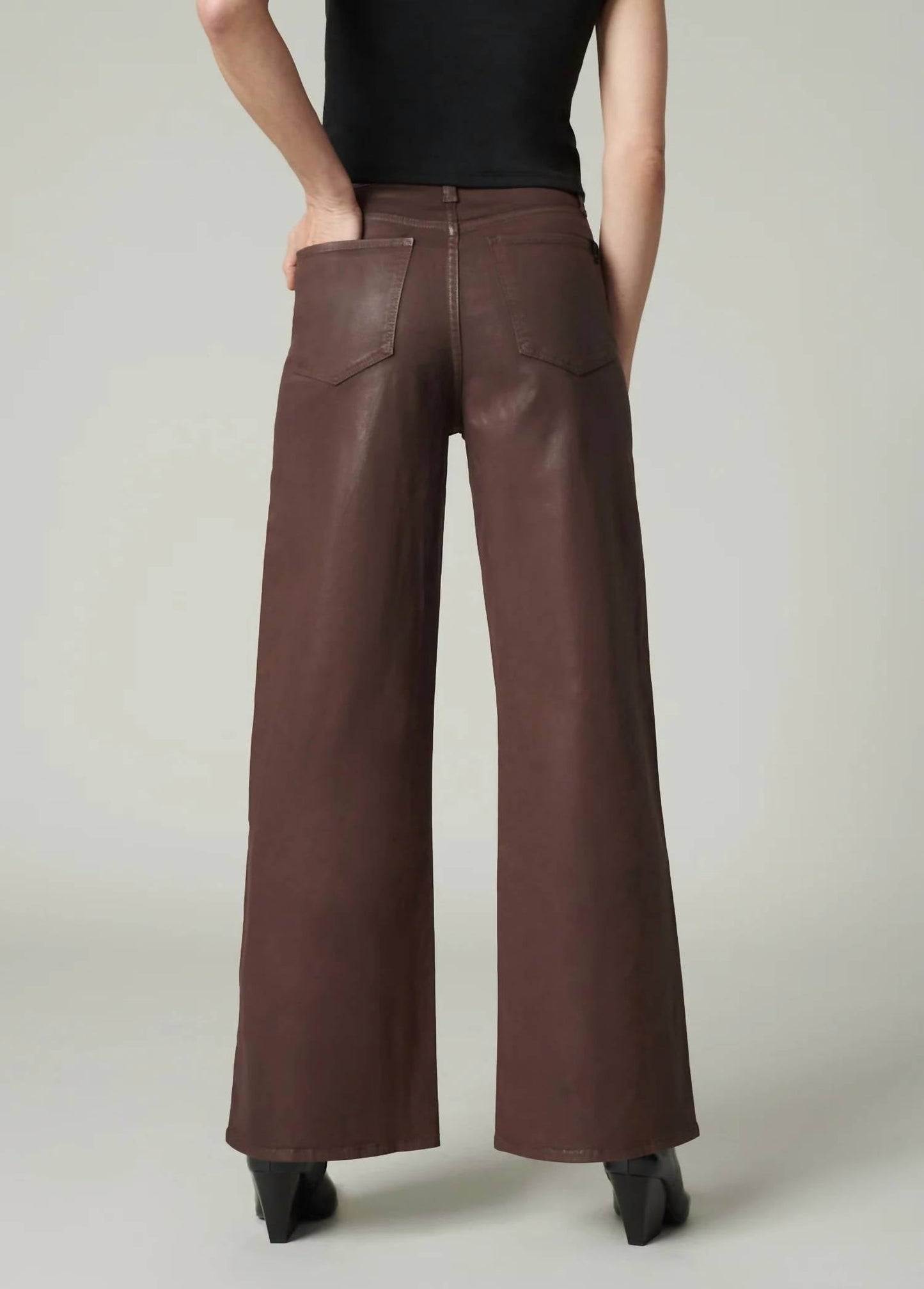 Joe'S Jeans - Mia Wide Leg Coated Jean - Petite