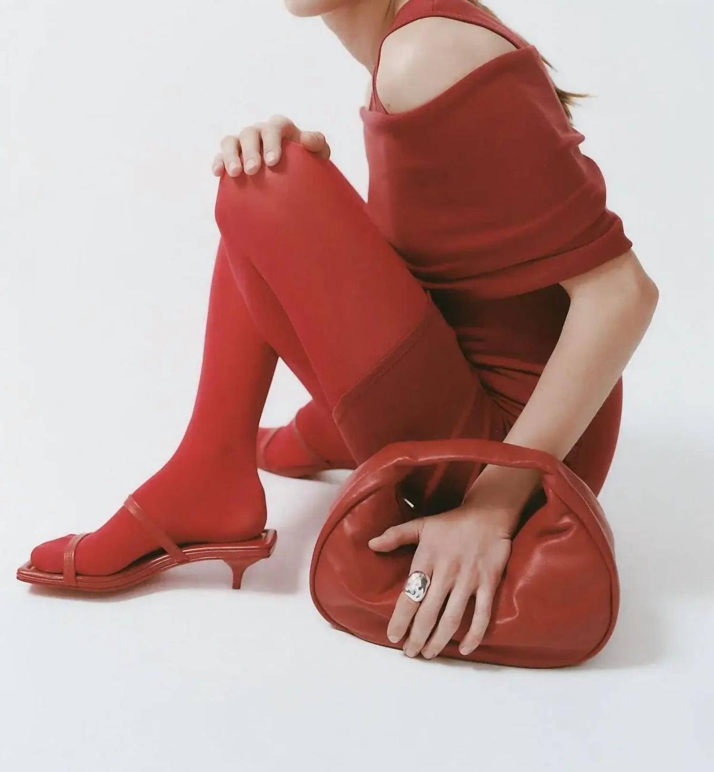 St. Agni - Fine Strap Kitten Heel