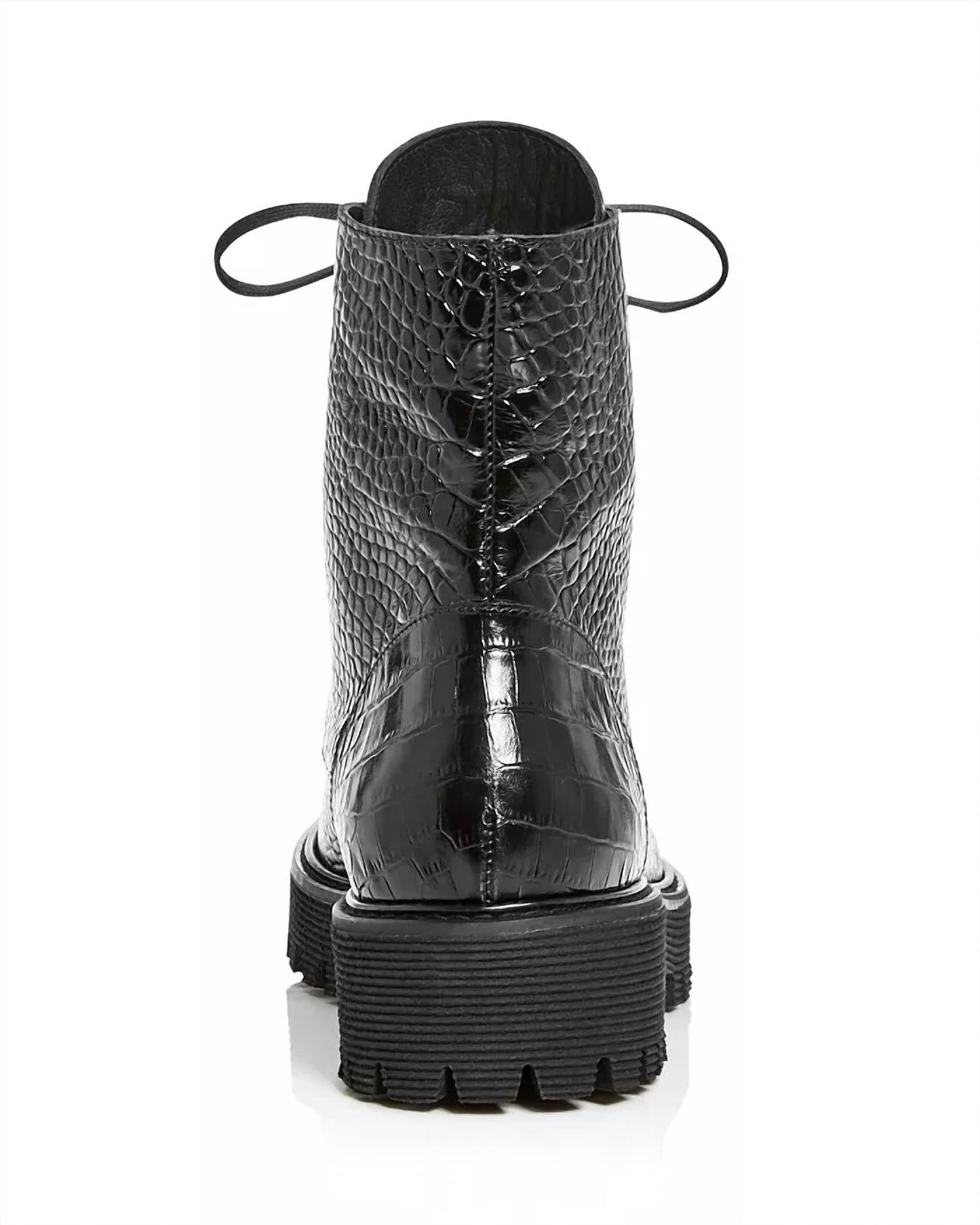 Freda Salvador - Women's Emi Croc-embossed Platform Booties