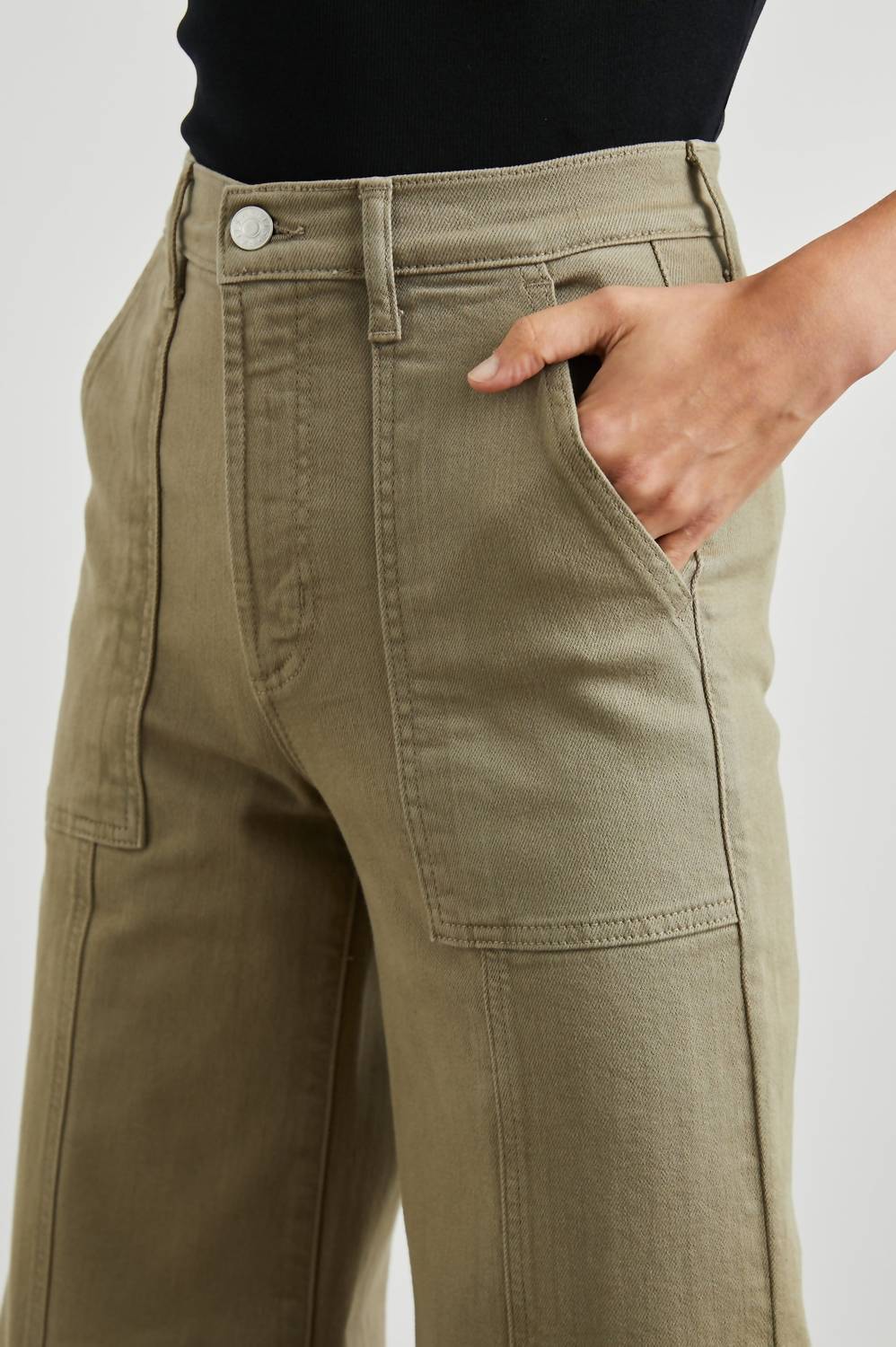 Rails - Getty crop utility wide leg jeans