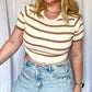 Le Lis - Women's Sail Away Striped Knit Top