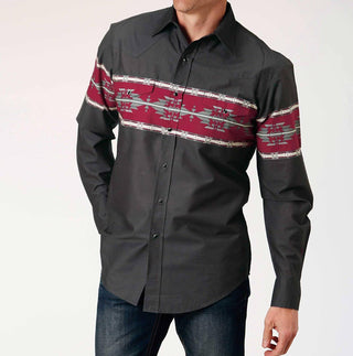 Roper - Men's Roper Grey Shirt