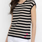 Lisa Todd - Summer Lovin Striped Sleeveless Crew Neck Tank Top