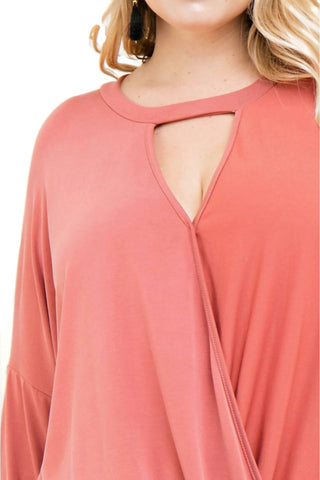 Entro - Keyhole Wrap Top
