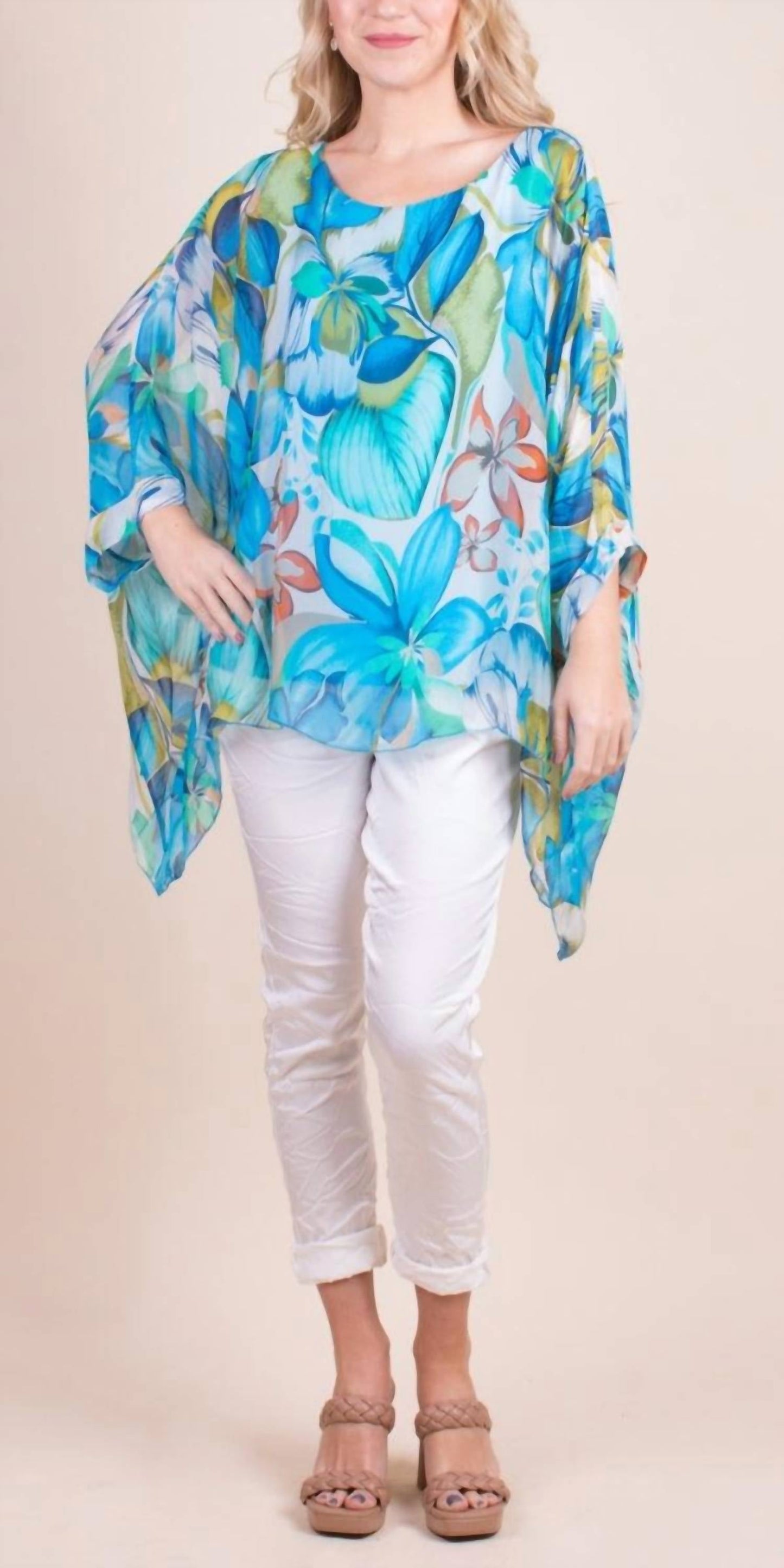 Gigi Moda - Seta Botanical Kaftan Top