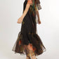 Beulahstyle - Caroleena Floral Print Sheer Dress