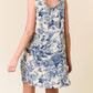 Doe And Rae - Floral Scoop Neck Swing Dress