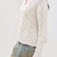 Free People - V-neck Cable Sweater