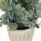 13" Tall Artificial Eucalyptus Grass Plant Set of 2