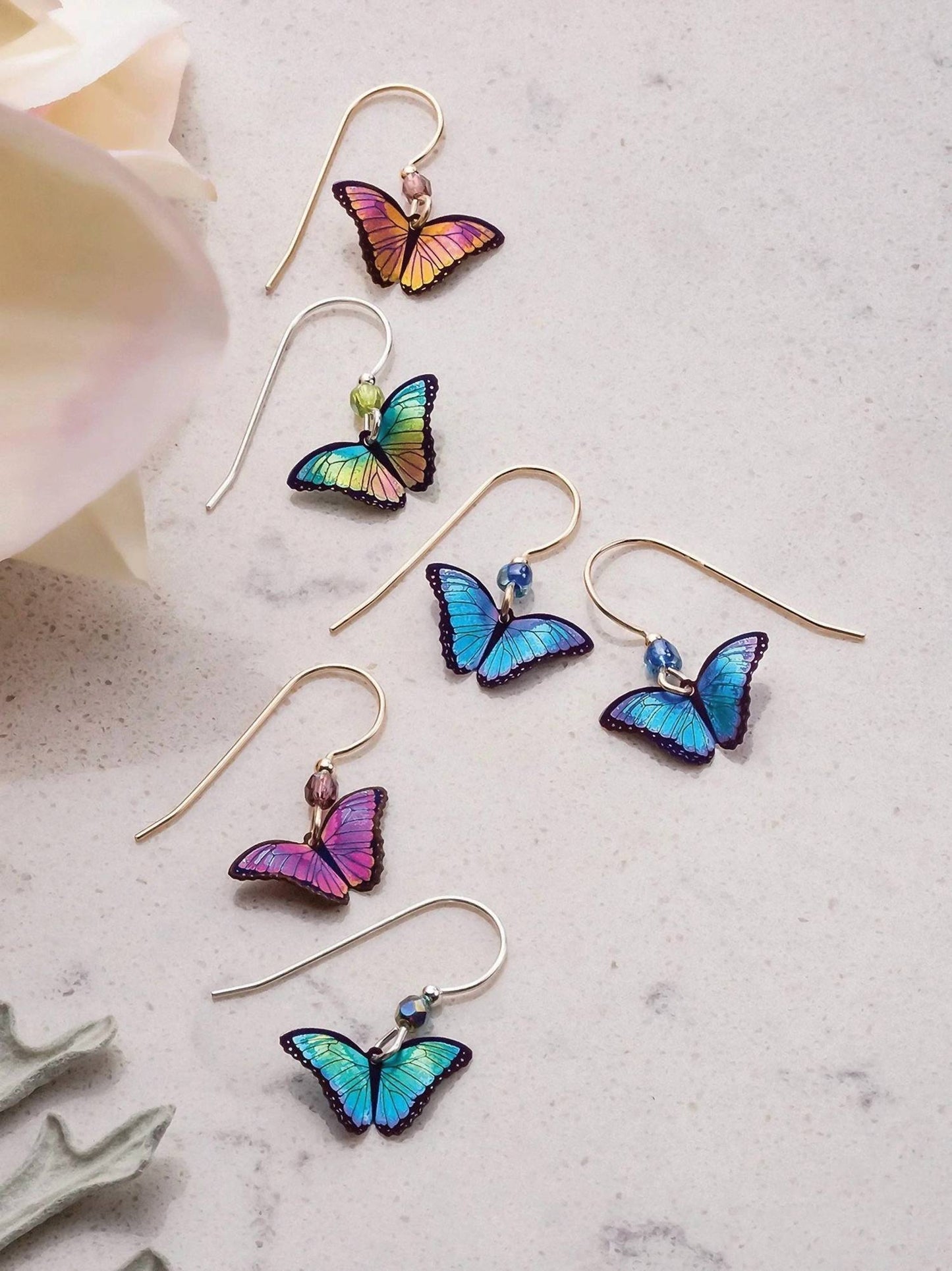 Holly Yashi - Women's Petite Bella Butterfly Earrings