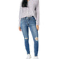 Judy Blue - Mid Rise Tummy Control Destroy Skinny Jeans
