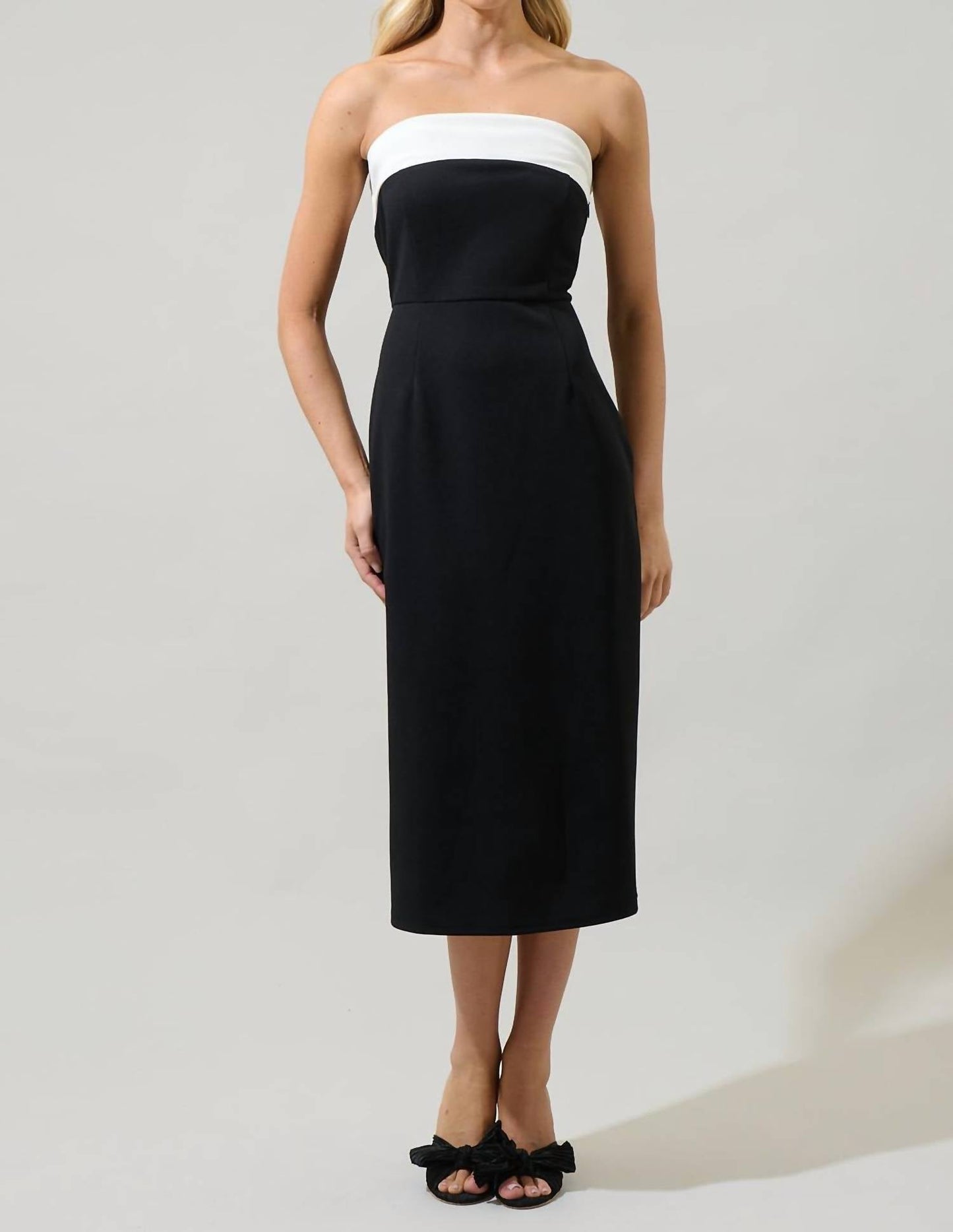 Sugarlips - Stella Strapless Colorblock Dress