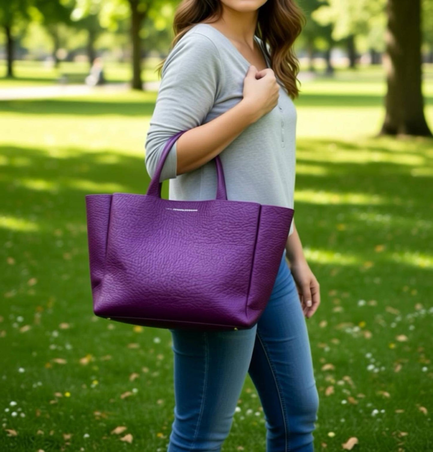 Ampersand As Apostrophe - Half Tote with Clutch