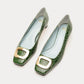 Frances Valentine - Women's Mary Croc Mini Block Heel