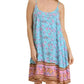 Umgee - Floral Spaghetti Strap Flowy Dress