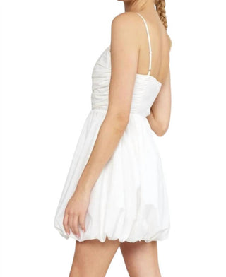 Entro - Theresa Spaghetti Strap Ruched Bubble Mini Dress