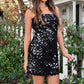 8Apart - Roxie Floral Sequin Mini Dress