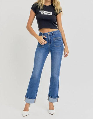 Risen - HR EB Ankle Front Patch Pocket Jeans