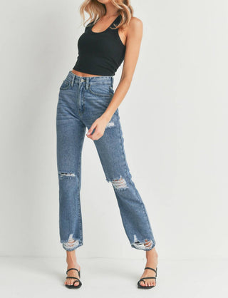Jbd. - High Rise Loose Straight Distressed Jeans