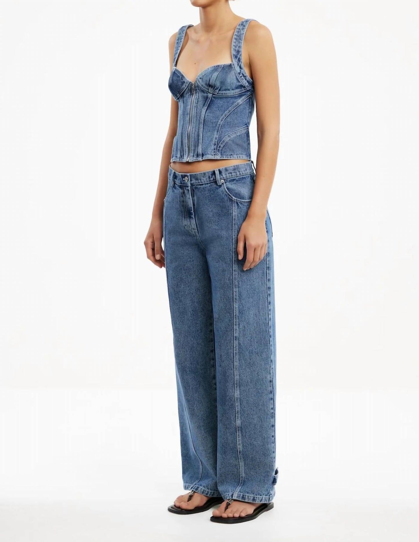Significant Other - Sabrina Denim Top