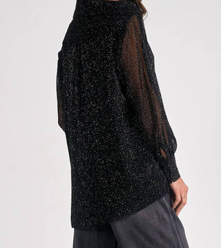 Elan - Long Sleeve Oversized Blouse