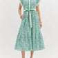 Entro - Delicate Blooms Floral Midi Dress