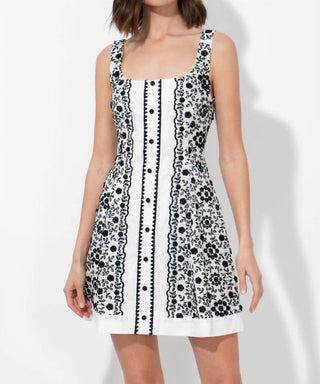 Adelyn Rae - Kya Floral Embroidered Mini Dress