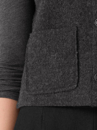 Eileen Fisher - Lightweight Boiled Wool Vest