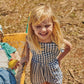 Búho - Girl's Gingham Muslin Jumpsuit