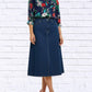 Diva Usa - Tropical Floral Viscose Button-up Shirt