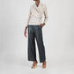 Clara Sunwoo - Ultra Soft Faux Cashmere Draped V-neck Ruched Sweater