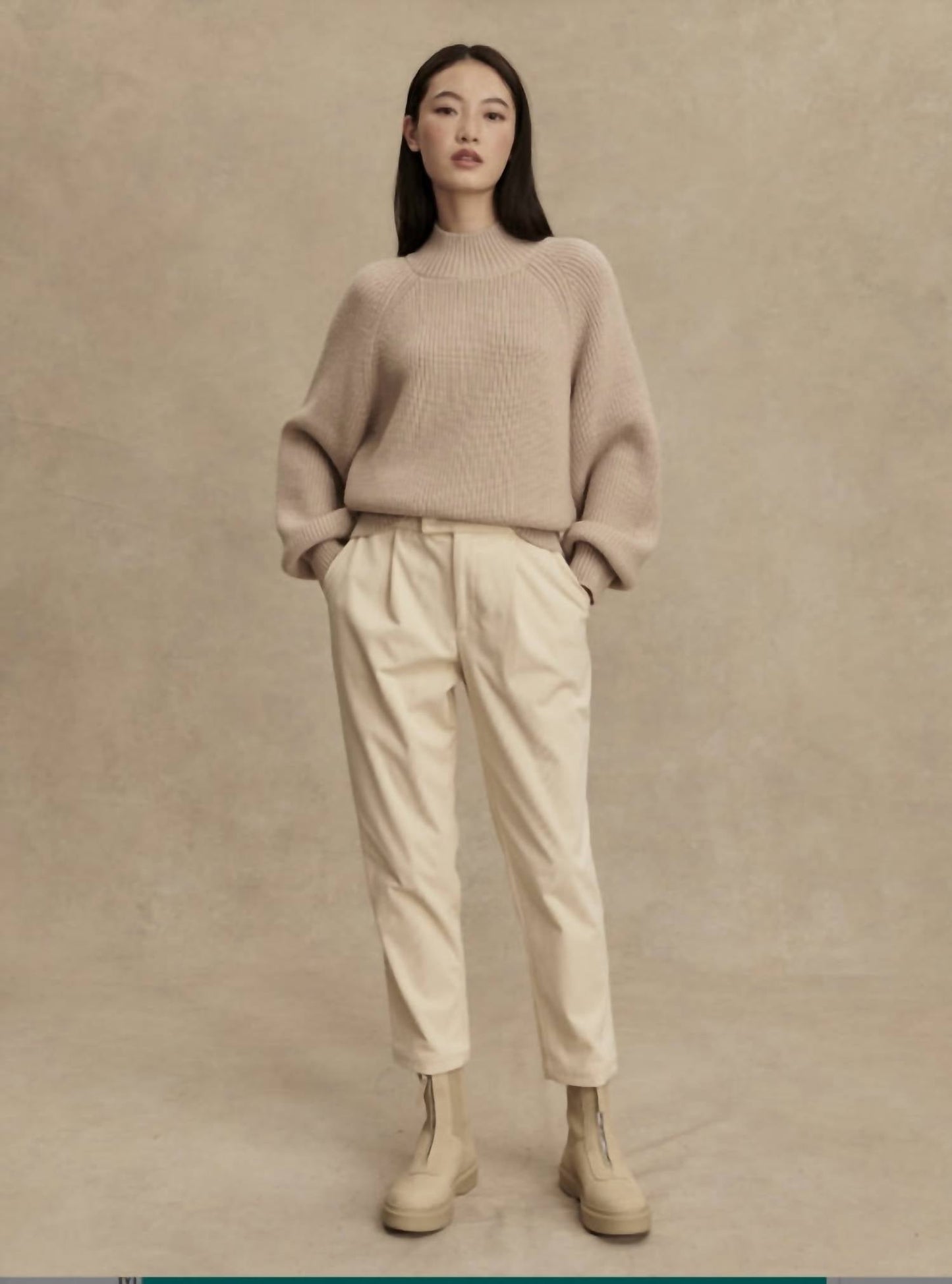 Varley - Martina High Neck Rib Sweater