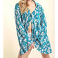 143 Story - Floral Pleated Shirt