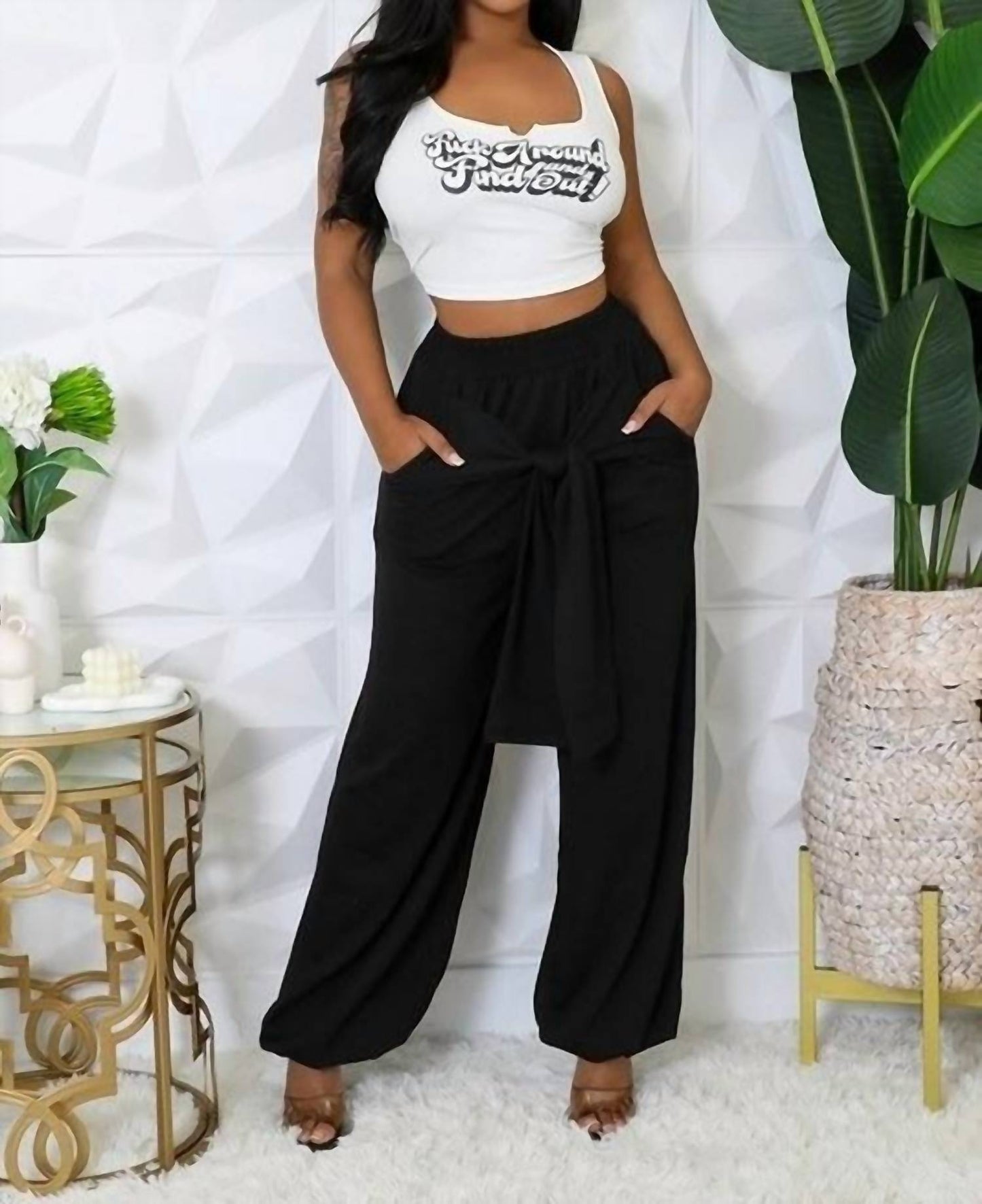 Little Secret Of Mine - Women's High Waisted Pants
