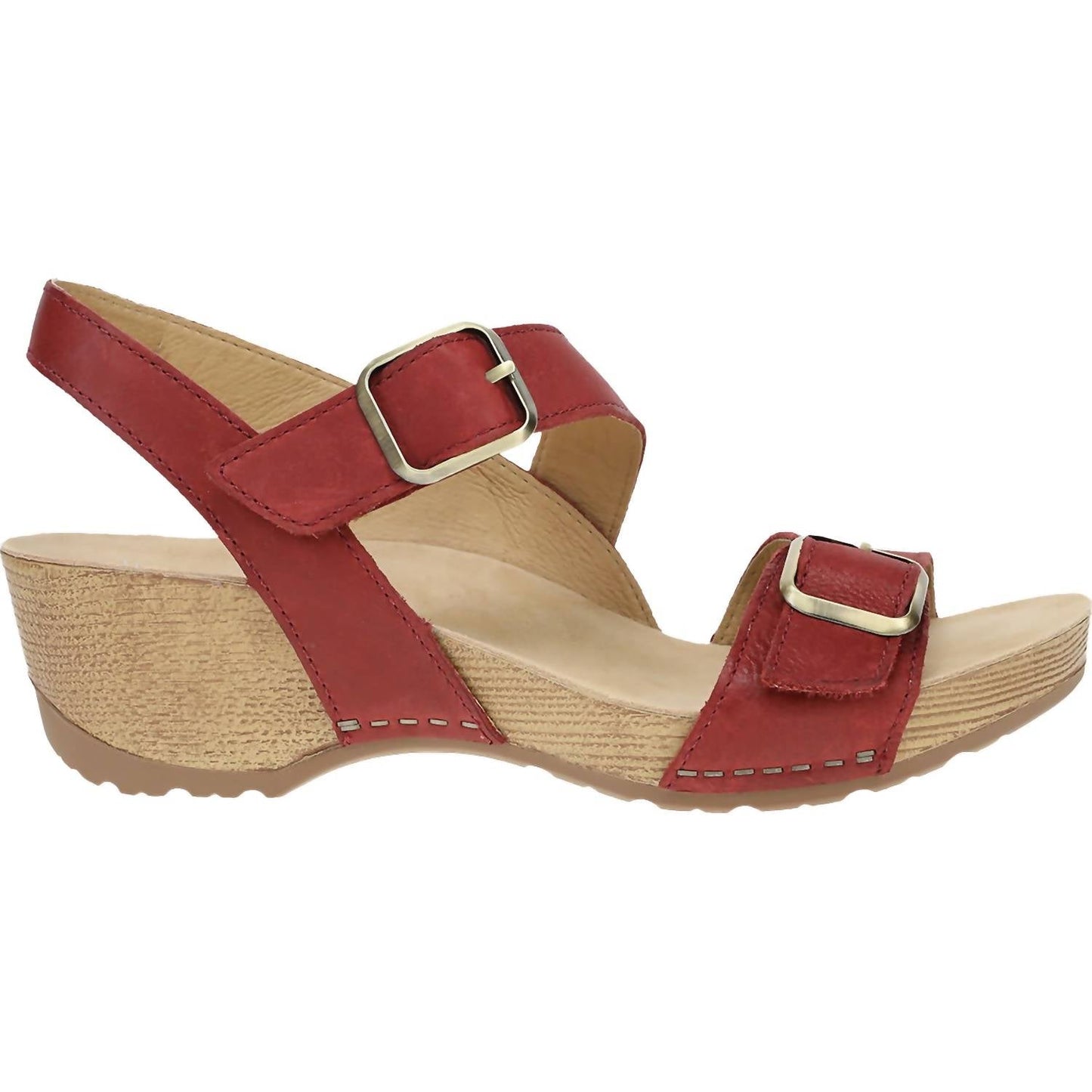Dansko - Women's Trinity Cayenne Burnished Nubuck Wedge
