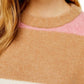 Topshop - Ultra Soft Knit CrewNeck Sweater Striped Pullover