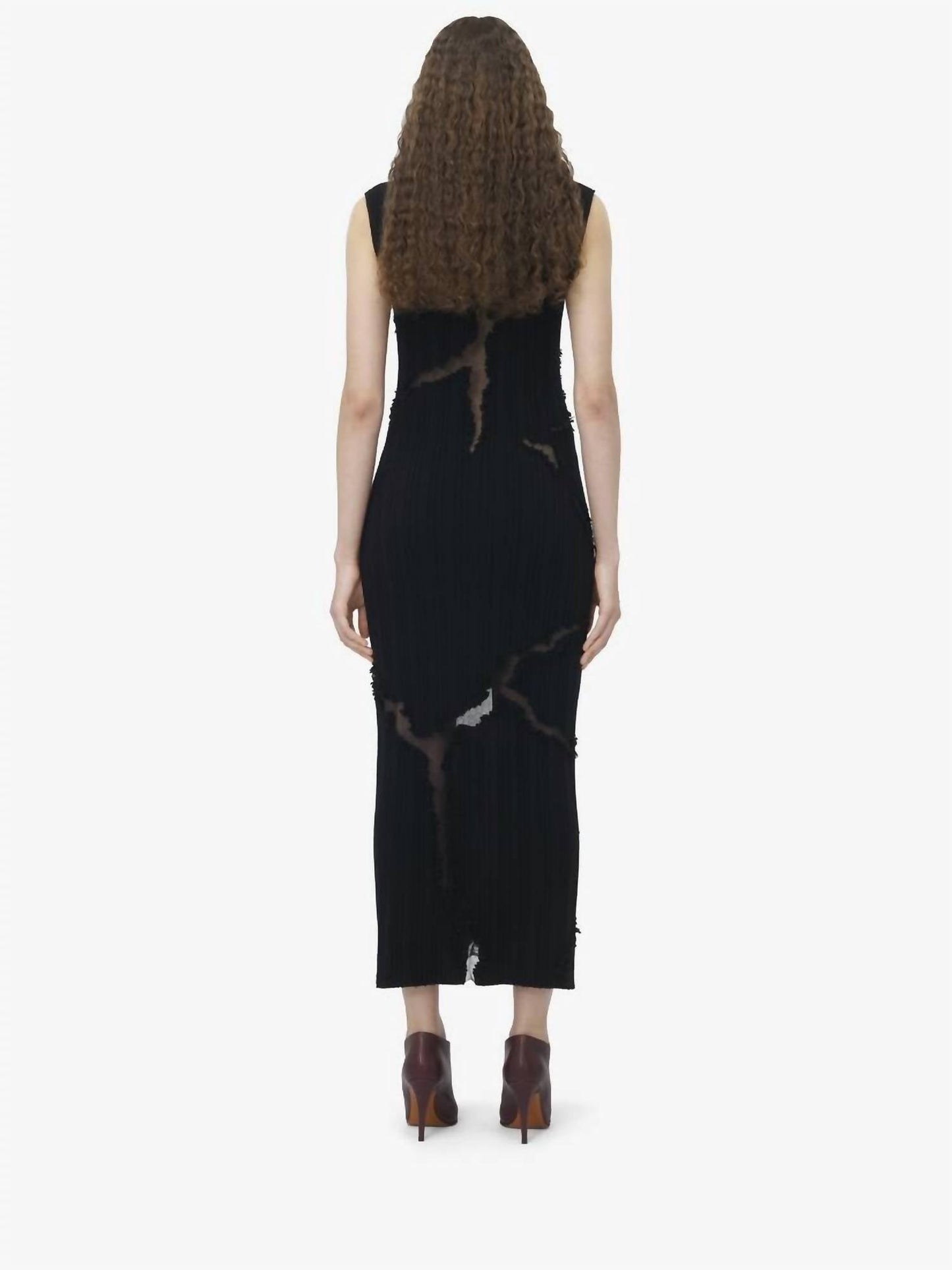 Alexander Mcqueen - Distressed Knit Dress