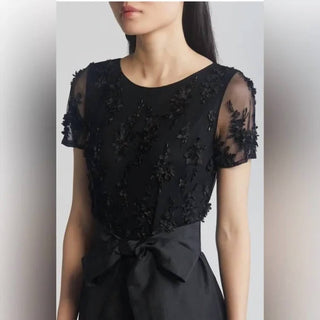 Pisarro Nights - 3d Floral Bodicebeaded Gown Dress