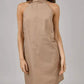 Rd Style - Mel Poplin Mock Neck Halter Dress