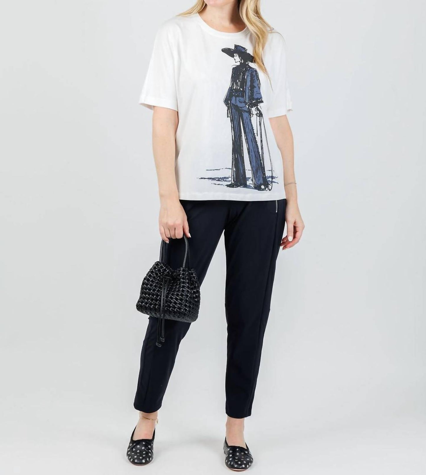 Oui - Women's Cloud Dancer Top